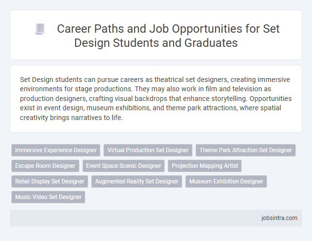 Career Paths and Job Opportunities for Set Design Students and Graduates