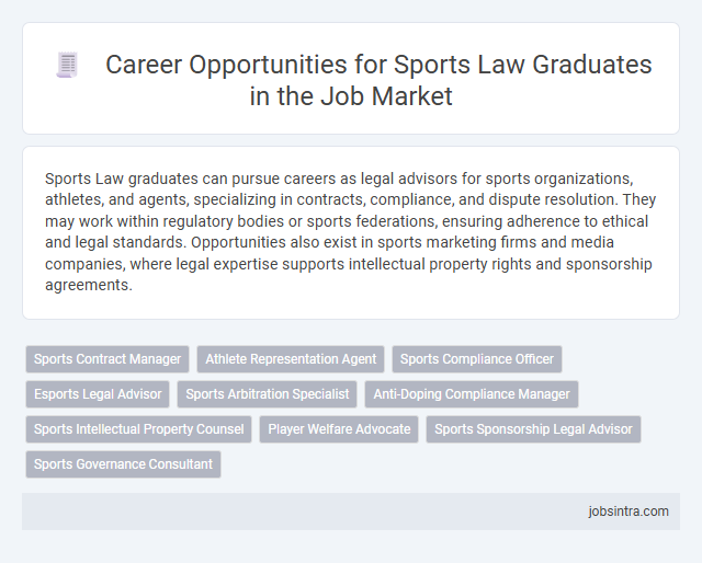 Career Opportunities for Sports Law Graduates in the Job Market