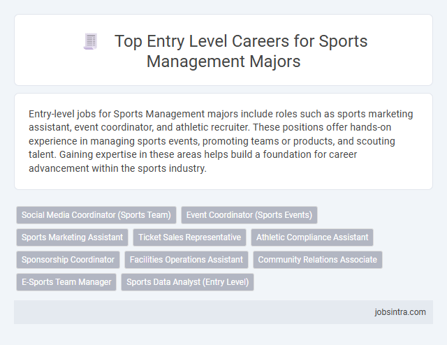 Top Entry Level Careers for Sports Management Majors
