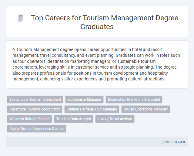 Top Careers for Tourism Management Degree Graduates