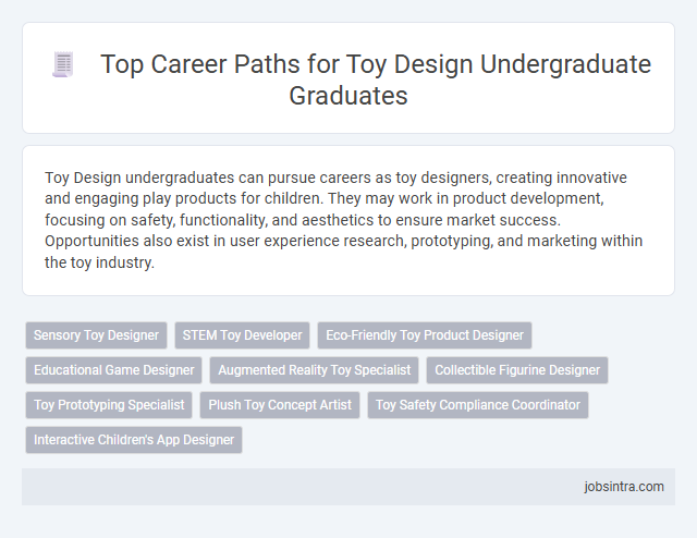 Top Career Paths for Toy Design Undergraduate Graduates