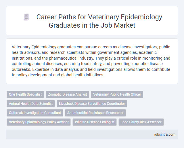 Career Paths for Veterinary Epidemiology Graduates in the Job Market