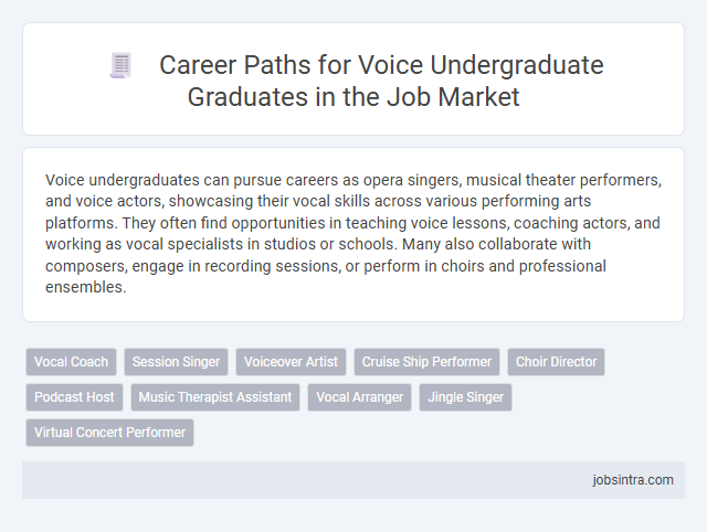Career Paths for Voice Undergraduate Graduates in the Job Market