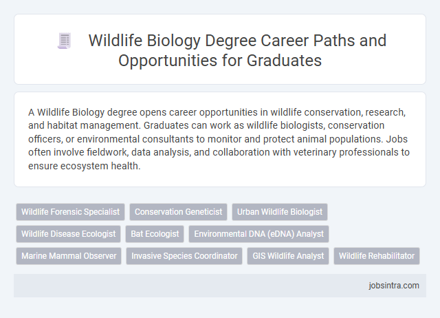 Wildlife Biology Degree Career Paths and Opportunities for Graduates