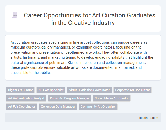 Career Opportunities for Art Curation Graduates in the Creative Industry