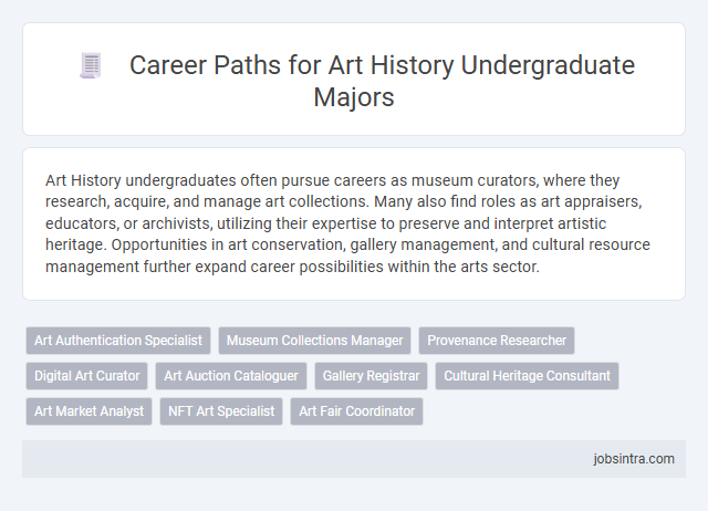 Career Paths for Art History Undergraduate Majors