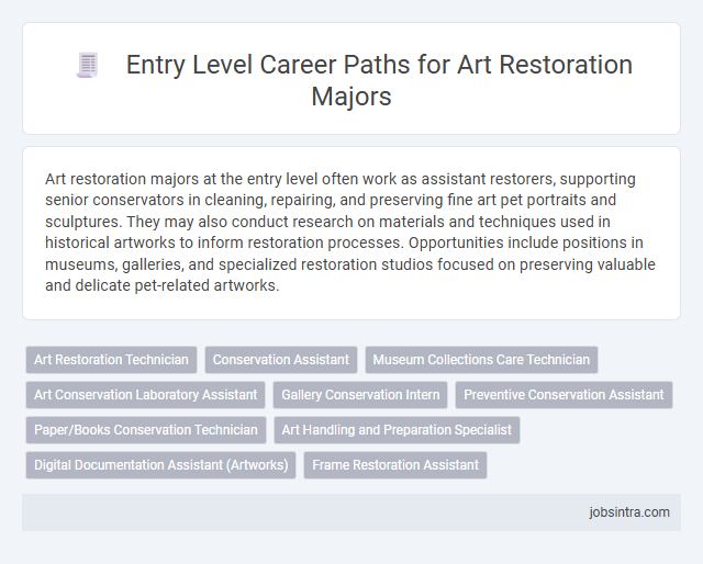 Entry Level Career Paths for Art Restoration Majors