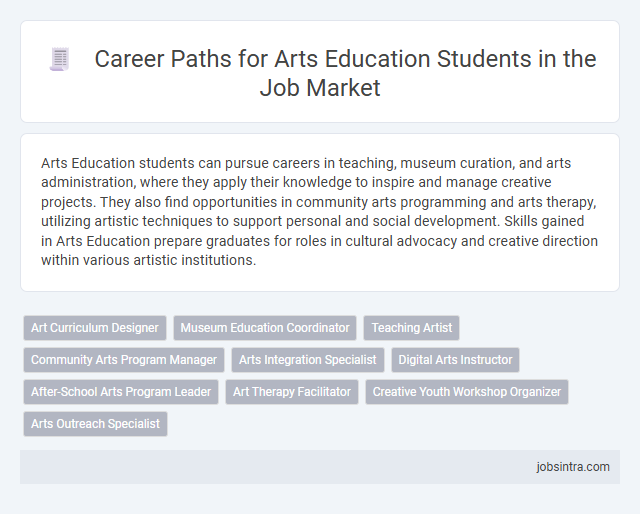 Career Paths for Arts Education Students in the Job Market