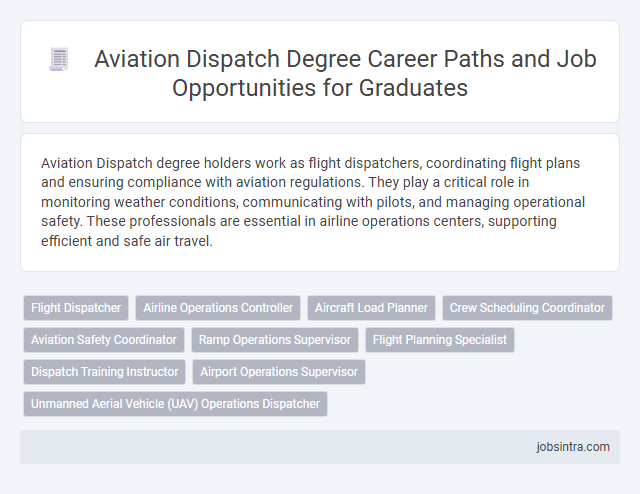 Aviation Dispatch Degree Career Paths and Job Opportunities for Graduates