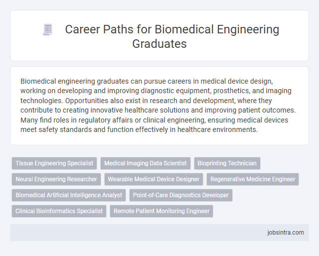 Career Paths for Biomedical Engineering Graduates