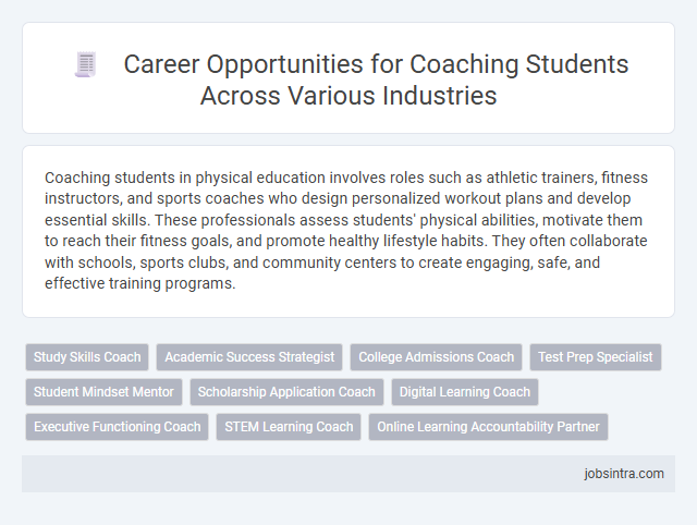 Career Opportunities for Coaching Students Across Various Industries