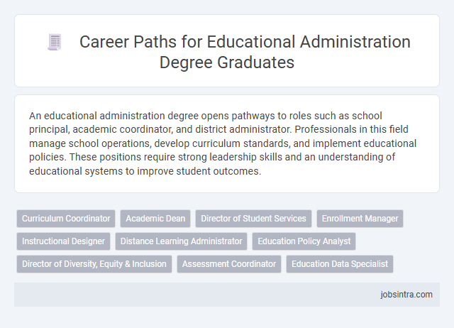 Career Paths for Educational Administration Degree Graduates
