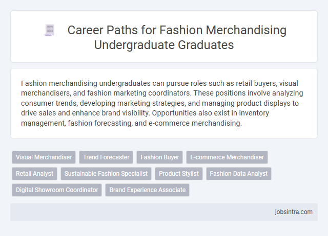 Career Paths for Fashion Merchandising Undergraduate Graduates