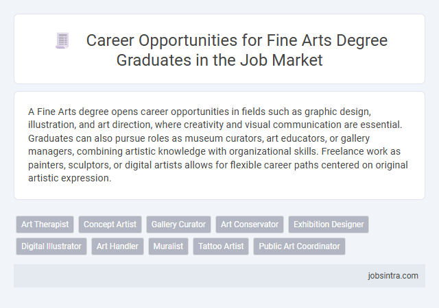 Career Opportunities for Fine Arts Degree Graduates in the Job Market
