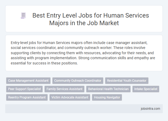 Best Entry Level Jobs for Human Services Majors in the Job Market