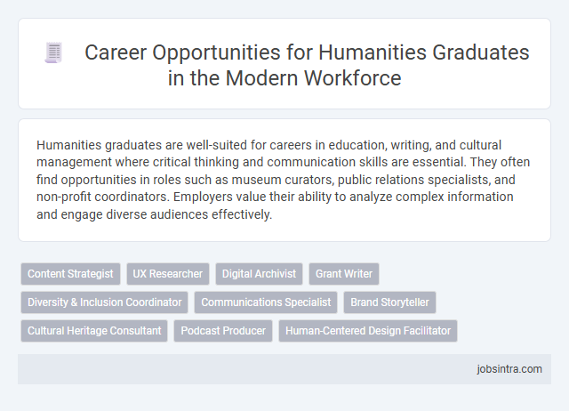 Career Opportunities for Humanities Graduates in the Modern Workforce