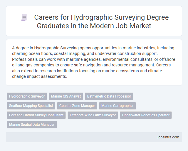 Careers for Hydrographic Surveying Degree Graduates in the Modern Job Market