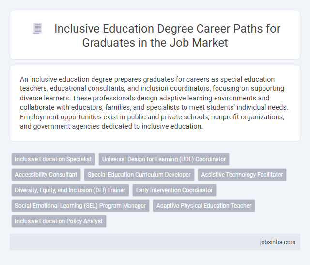Inclusive Education Degree Career Paths for Graduates in the Job Market
