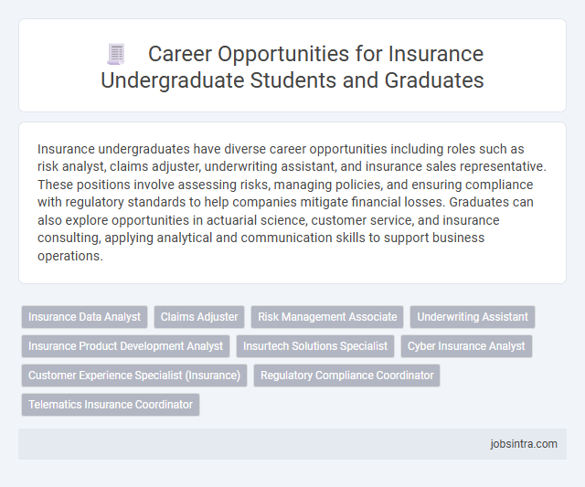 Career Opportunities for Insurance Undergraduate Students and Graduates