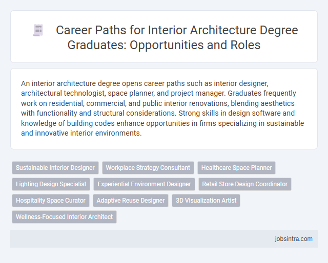 Career Paths for Interior Architecture Degree Graduates: Opportunities and Roles