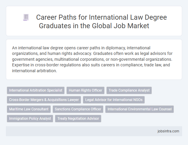 Career Paths for International Law Degree Graduates in the Global Job Market