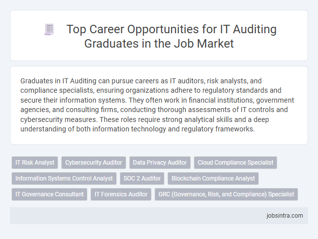 Top Career Opportunities for IT Auditing Graduates in the Job Market