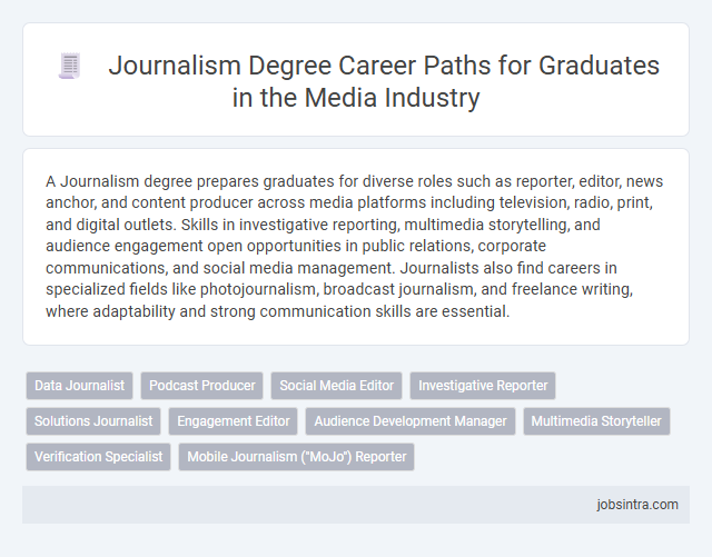 Journalism Degree Career Paths for Graduates in the Media Industry