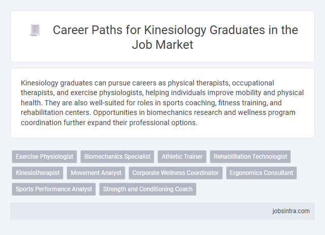 Career Paths for Kinesiology Graduates in the Job Market