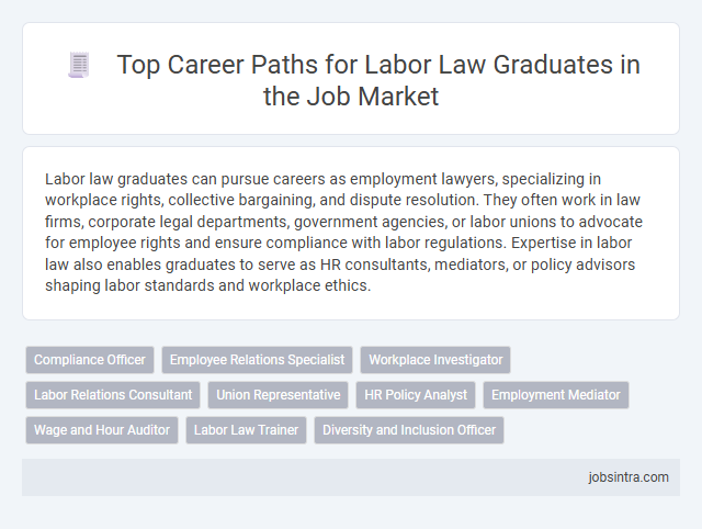Top Career Paths for Labor Law Graduates in the Job Market