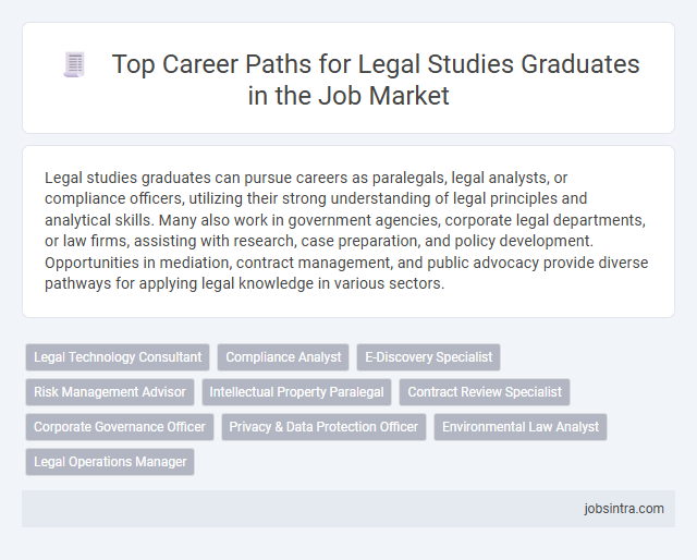 Top Career Paths for Legal Studies Graduates in the Job Market