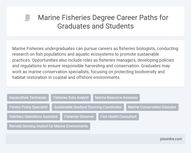 Marine Fisheries Degree Career Paths for Graduates and Students
