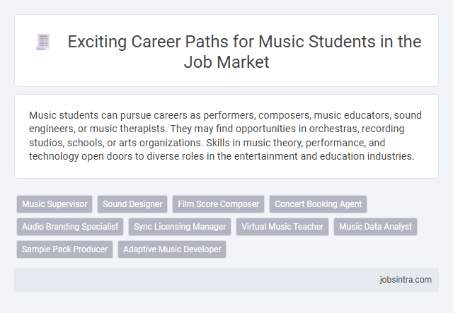 Exciting Career Paths for Music Students in the Job Market
