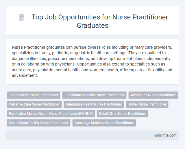 Top Job Opportunities for Nurse Practitioner Graduates