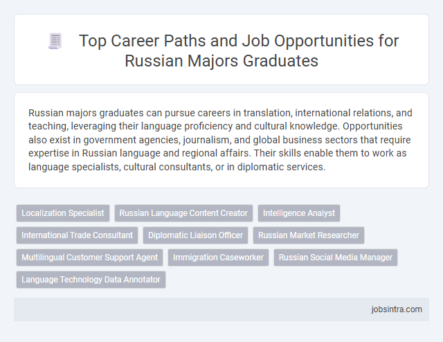 Top Career Paths and Job Opportunities for Russian Majors Graduates