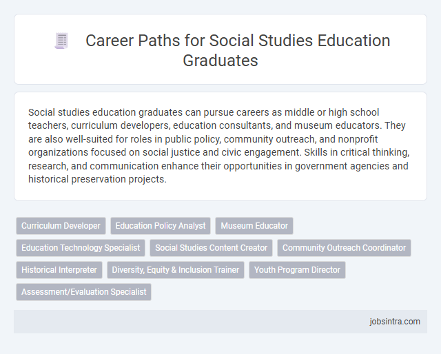 Career Paths for Social Studies Education Graduates