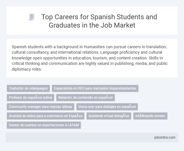 Top Careers for Spanish Students and Graduates in the Job Market