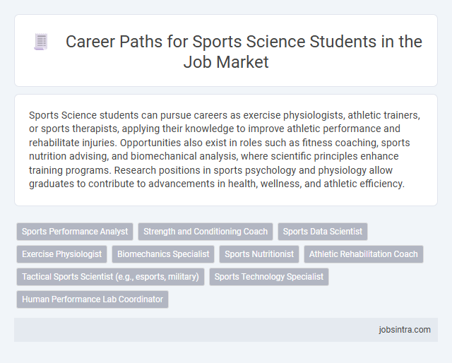 Career Paths for Sports Science Students in the Job Market