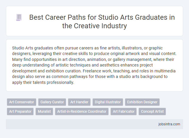 Best Career Paths for Studio Arts Graduates in the Creative Industry