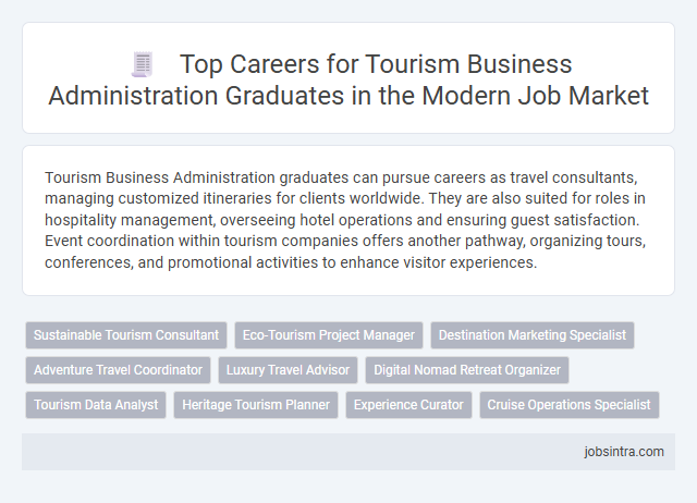 Top Careers for Tourism Business Administration Graduates in the Modern Job Market