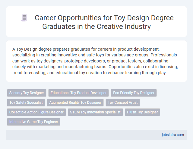 Career Opportunities for Toy Design Degree Graduates in the Creative Industry