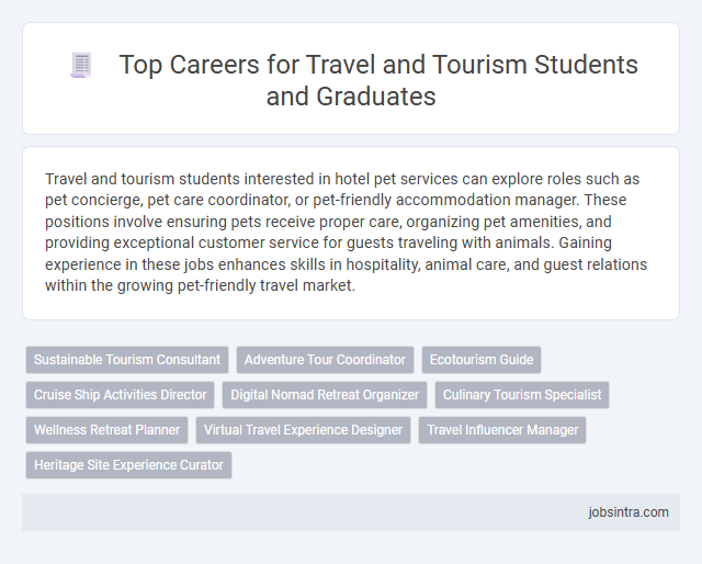 Top Careers for Travel and Tourism Students and Graduates