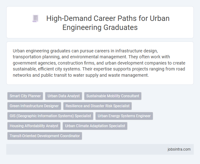 High-Demand Career Paths for Urban Engineering Graduates