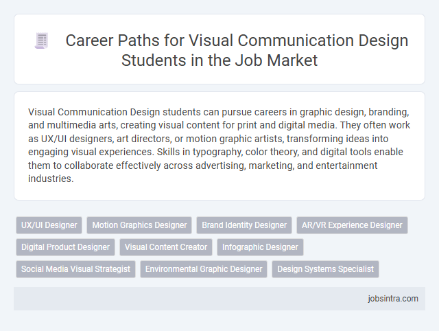 Career Paths for Visual Communication Design Students in the Job Market