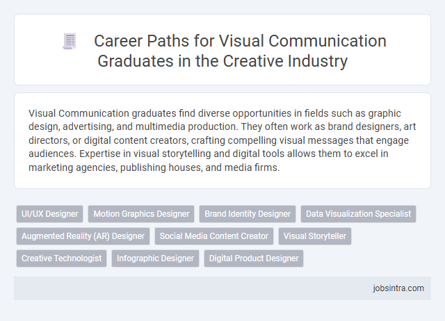 Career Paths for Visual Communication Graduates in the Creative Industry